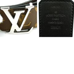 ルイヴィトン M9821 ベルト ブラウン  LOUIS VUITTON サンチュール・イニシアル モノグラムの画像