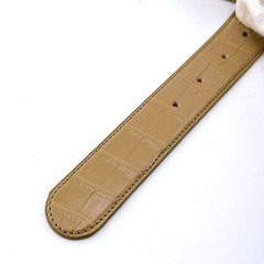 クロコダイル MHM-0005 ベルト ベージュ  CROCODILE TAUPE  HCP社の画像