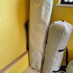 キャンプテント＆コット　セットでの画像