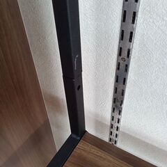 *お値段見直しました*リユースのサカイ栃木店★ジモティ割あり★  食器棚 ブラウン W93.5×D40×H182 クリーニング済み TC10483の画像