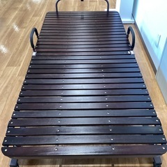 折りたたみスノコベッド【町田市再生家具】　251591の画像