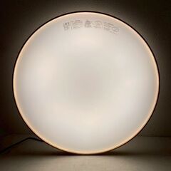 NITORI ニトリ LEDシーリングライト 8畳 YP001 ライトブラウン 天井照明 照明器具 LED 動作確認済 リモコン付 木目調デザイン Y2155の画像