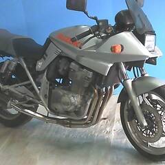 SUZUKI GSX400Sカタナ 銀 エンジン始動確認 車検取...