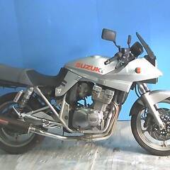 SUZUKI GSX400Sカタナ 銀 エンジン始動確認 車検取得で乗れます 半額配送キャンペーン 限定 現状渡し諸経費￥0- 横浜 P-Yardの画像