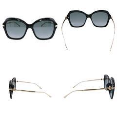 ジミーチュウ TEESY-G-Ｓ サングラス ブラック  JIMMY CHOO バタフライ 56□17 135の画像