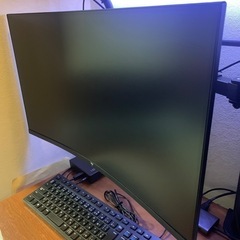 KTC 27型曲面ワイドモニターの画像