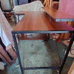 【リサイクルサービス八光】幅120㎝　Ｌ字パソコンデスクの画像