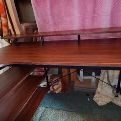 【リサイクルサービス八光】幅120㎝　Ｌ字パソコンデスクの画像