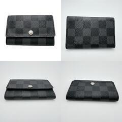 ルイヴィトン N62662 キーケース ブラック  LOUIS VUITTON ミュルティクレ6 ダミエグラフィットの画像