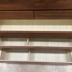 🧩6段ハイチェスト🧩レッチェ105🧩高野木工🧩ウォールナット材🧩シンプルデザイン🧩オシャレ🧩収納抜群❗❗🧩No.1529🧩の画像