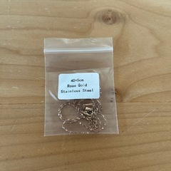 blackdia ocean グリッターチェーンネックレス幅1mmの画像