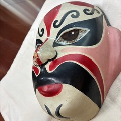 中国　京劇のお面の画像