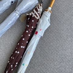 傘　大人ビニール傘　子供用　4本の画像