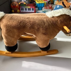 馬の乗り物(ぬいぐるみ)の画像