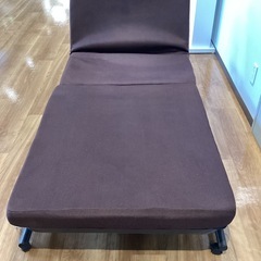折りたたみリクライニングベッド【町田市再生家具】　251590の画像