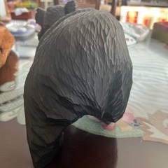 木彫りの熊の画像
