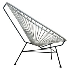 ◯美品 METROCS メトロクス アカプルコチェア リゾート ラウンジ イージー ガーデン PVCコード張り Acapulco グレー 中古品 ジモティ姫路の画像