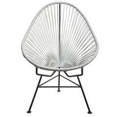 ◯美品 METROCS メトロクス アカプルコチェア リゾート ラウンジ イージー ガーデン PVCコード張り Acapulco グレー 中古品 ジモティ姫路の画像