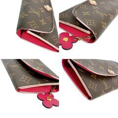 ルイヴィトン M64202 長財布 ブラウン  LOUIS VUITTON ポルトフォイユ・エミリー モノグラムの画像