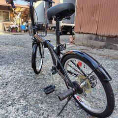 折りたたみ自転車20インチの画像