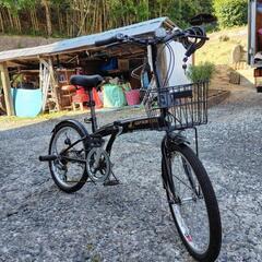 折りたたみ自転車20インチの画像