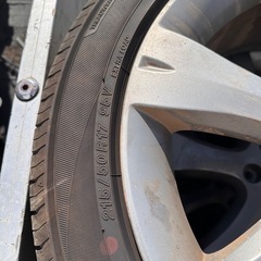 レガシィ 純正ホイール１７×７ＪＪ・ＯＦＦ５５・ＰＣＤ１００・215/50R17 タイヤ年式　2025年 ヨコハマ　タイヤ　4本 の画像
