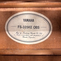【YAMAHA】アコースティックギターFS-325KE OBS【松戸市リユース工房】の画像