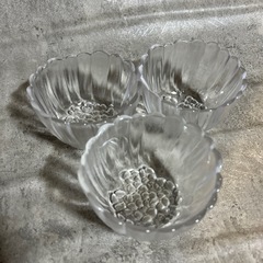まとめ売り　昭和レトロ　ヴィンテージ ガラス平皿セットの画像