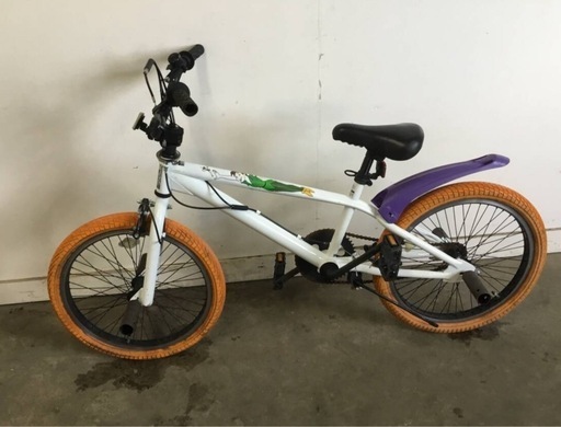 A-91△ 岐阜発/ BMX/ 自転車/ 20インチ/ ジャイロ/ メーカー等不明/ 走行確認/ ペグあり/ 後ブレーキワイヤー切れあ