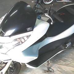 HONDA PCX125 白 エンジン始動確認 自賠責保険で乗れます 半額配送キャンペーン 期間限定 現状渡し諸経費￥0- 横浜 P-Yardの画像