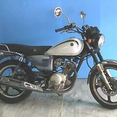 YAMAHA YB125SP 白/黒 エンジン始動確認 自賠責保険で乗れます 半額配送キャンペーン 限定 現状渡し諸経費￥0- 横浜 P-Yardの画像