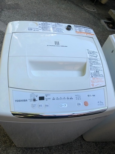 TOSHIBA洗濯機4.2キロ美品