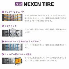 スタッドレスタイヤ【225/50R18 NEXEN】４本すべて込総額【59,400円】の画像