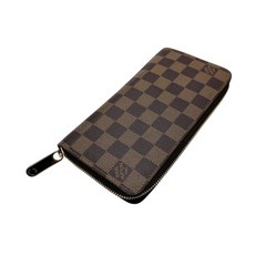 ルイヴィトン N41661 長財布 ブラウン  LOUIS VUITTON ジッピーウォレット ダミエの画像