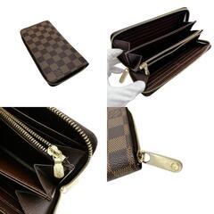 ルイヴィトン N41661 長財布 ブラウン  LOUIS VUITTON ジッピーウォレット ダミエの画像