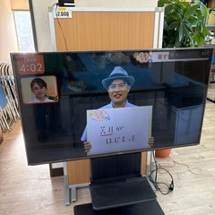 Panasonic  55型  液晶テレビ  2015年製  台座付き  の画像
