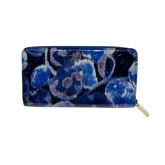 ルイヴィトン M90018 長財布 ブルー  LOUIS VUITTON イカットフラワー モノグラムヴェルニの画像