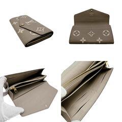 ルイヴィトン M81049 長財布 ベージュ  LOUIS VUITTON ポルトフォイユ・サラ モノグラムアンプラントの画像