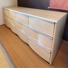 【無料】収納棚 幅150×奥行44.5×高さ59cm（大阪の家具店で購入・引き取り限定）の画像
