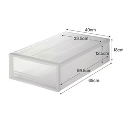 無印良品　ポリプロピレン　収納ケース3つセットの画像