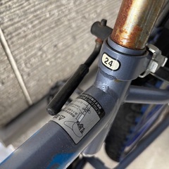 子供用自転車　24インチ　青の画像