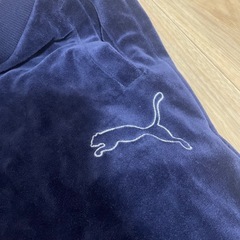 PUMA プーマ ベロア セットアップ S  ジップパーカー　上下セットの画像