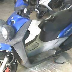 YAMAHA BW`S50-3 青 エンジン始動確認 自賠責保険で乗れます 半額配送キャンペーン 期間 現状渡し諸経費￥0- 横浜 P-Yardの画像