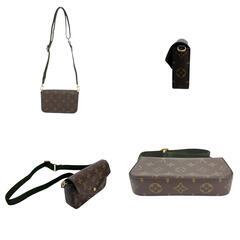 ルイヴィトン M80091 ショルダーバッグ ブラウン  LOUIS VUITTON ミュルティ・ポシェット・フェリシー モノグラムの画像