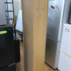 リサイクルショップどりーむ鹿大前店　No.2598　ミラーボックス　ナチュラルカラー　玄関収納　全身鏡　※ダボが欠品している為、中板がが数枚余っています(´;ω;｀)の画像