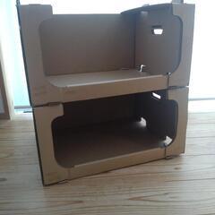 積み重ね ダンボール棚 収納ボックス ピッキングボックス スタッキング  段ボール レンゴー
の画像