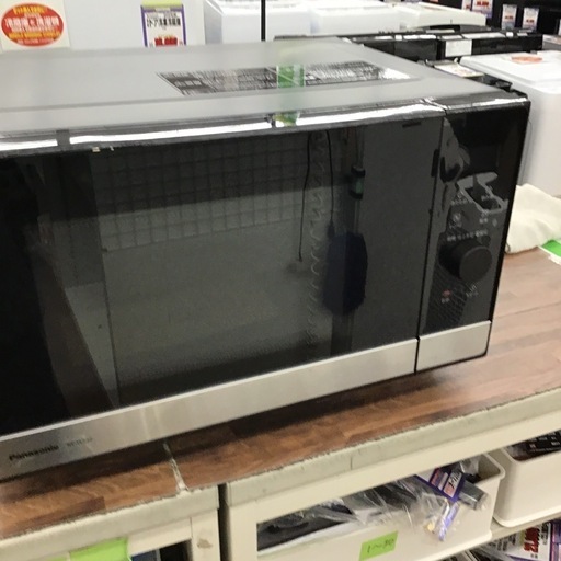 #I-2【ご来店頂ける方限定】Panasonicのフラット電子レンジです