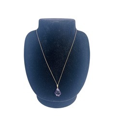 ネックレス パープル   ペンダント付 アメジストの画像