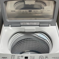 送料・設置込み可　洗濯機　5kg AQUA 2021年【分解クリーニング済み】の画像