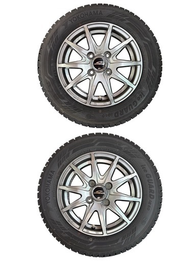 NO.2554【2022年製】YOKOHAMA ヨコハマ アイスガード iG60 165/65R13 77Q スタッドレスタイヤ 4本